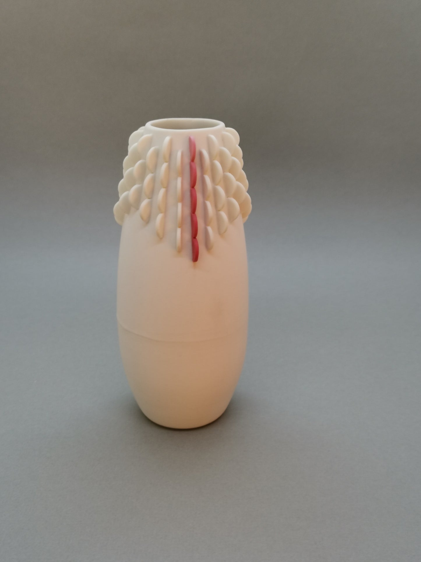 Single Stem Vase with a Red Gradient