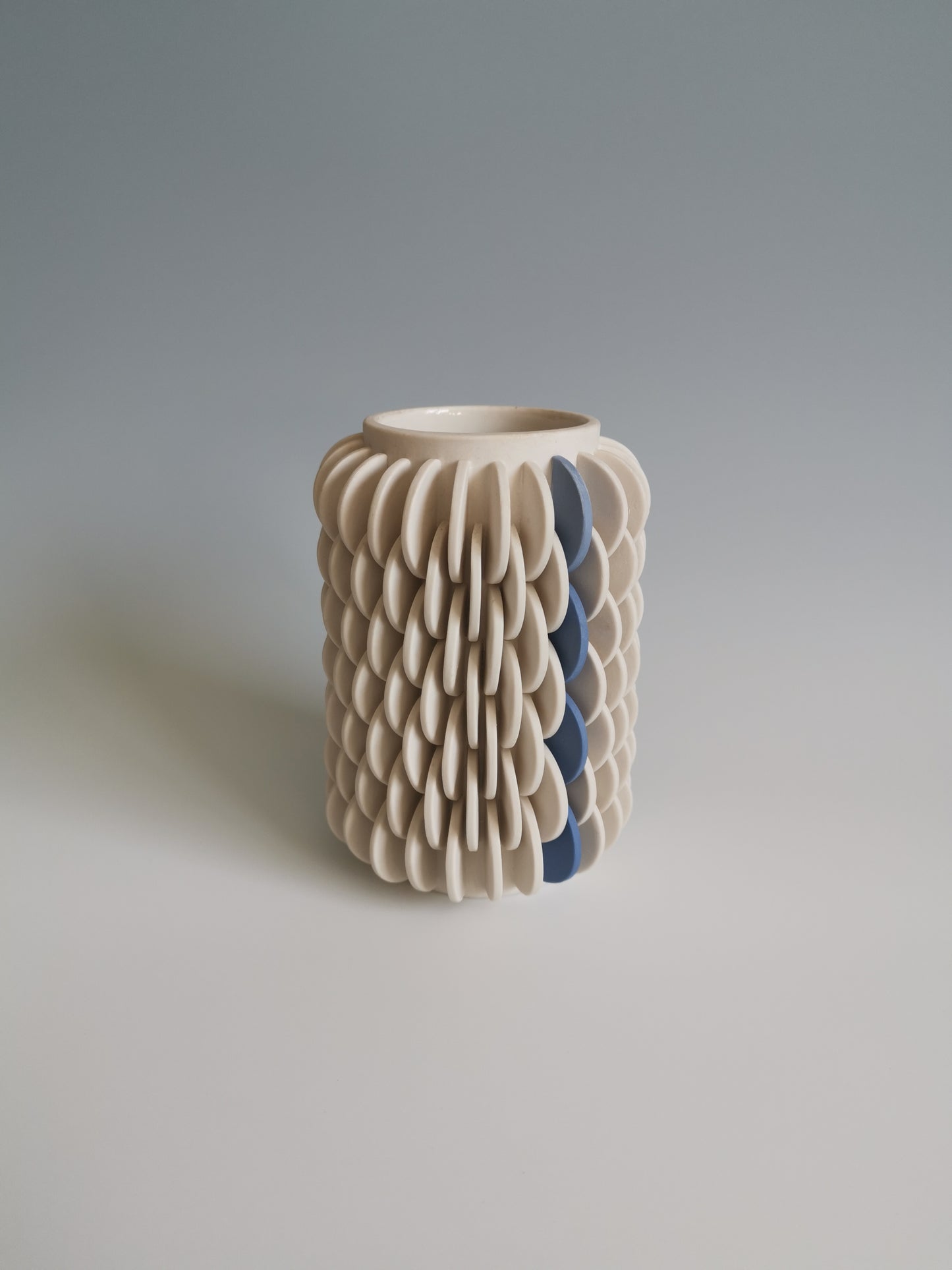 Vase with Blue Gradient