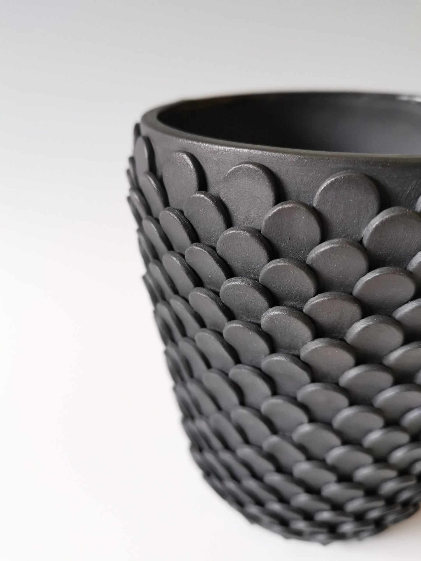 Large Black Teardrop Vessel (Second)