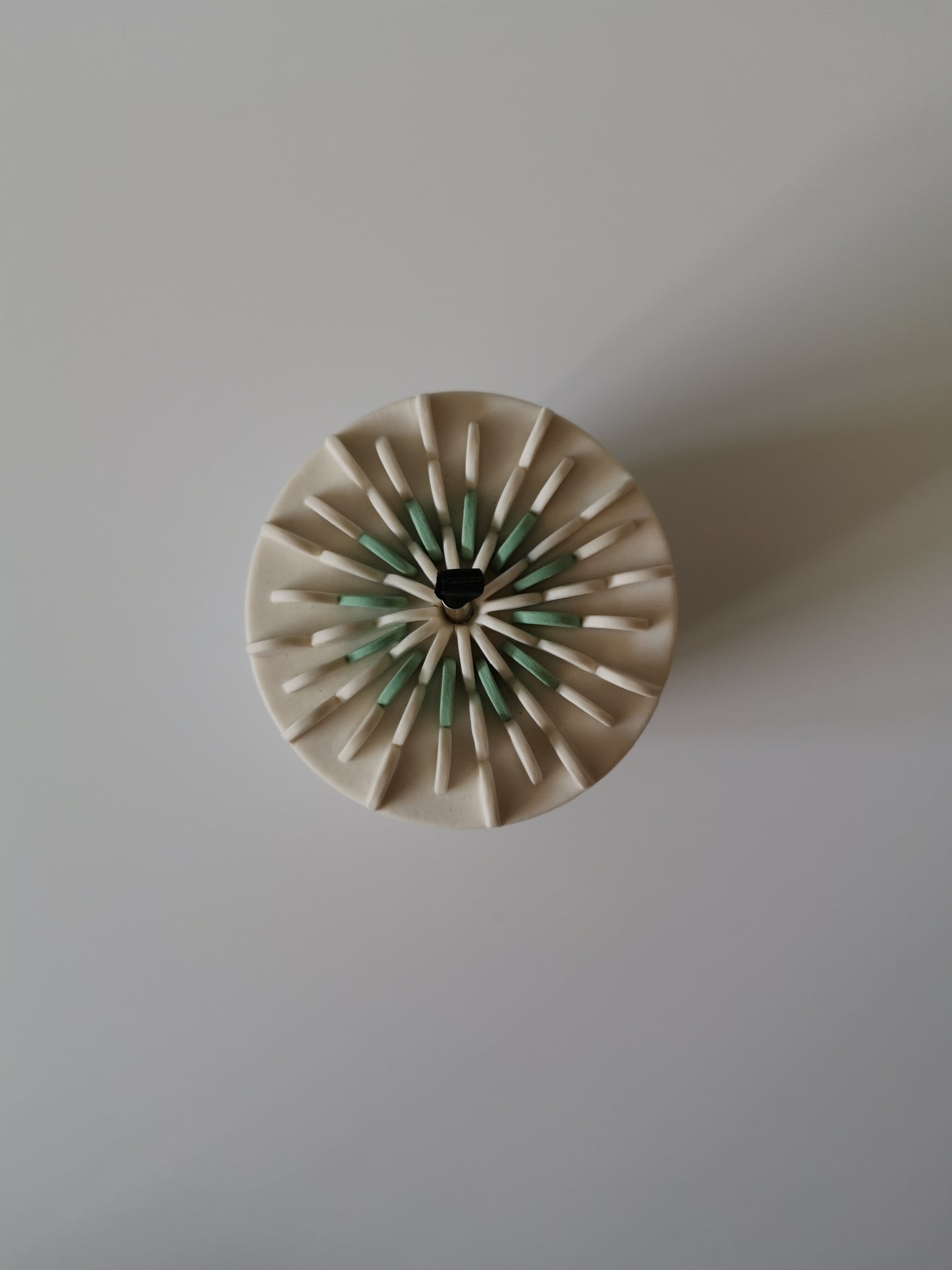 Large Green Lidded Vessel