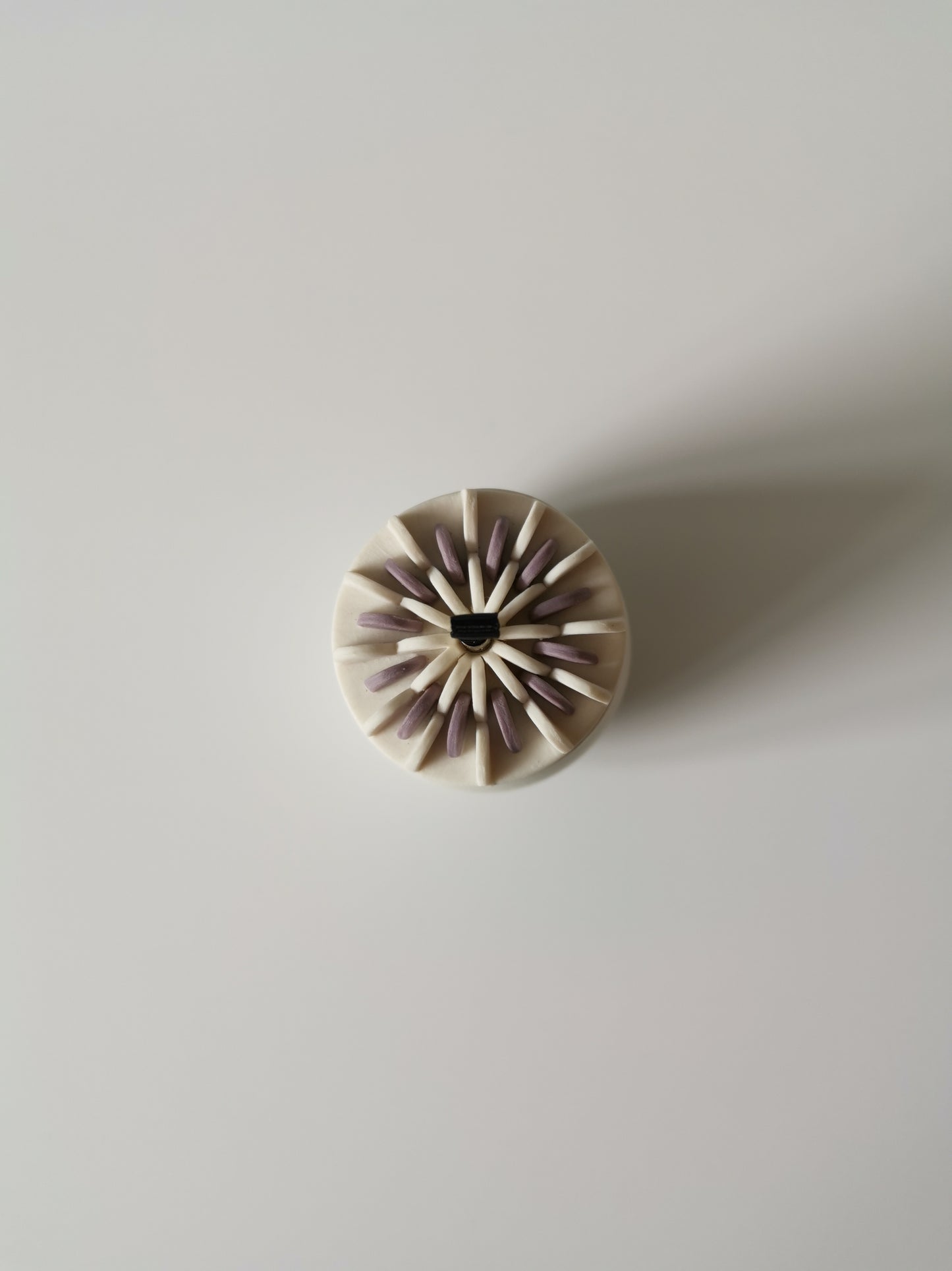 Small Purple Lidded Vessel