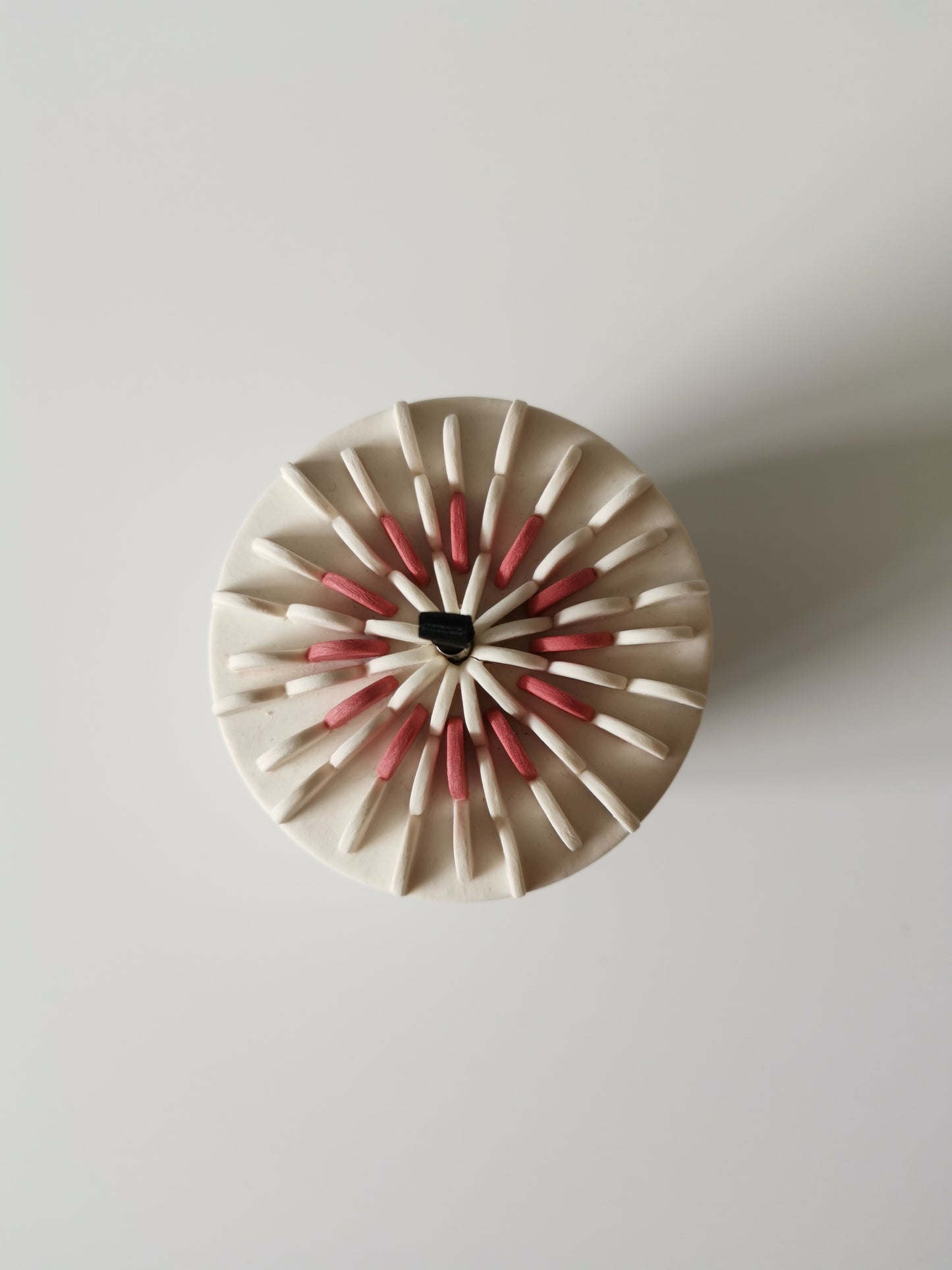 Large Red Lidded Vessel