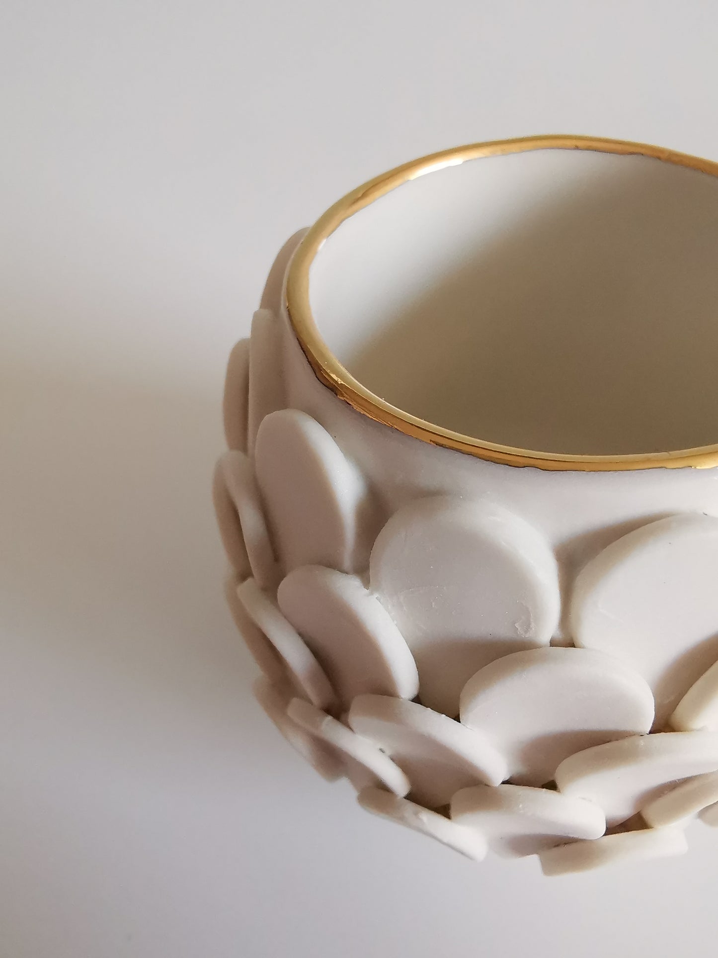 Small Teardrop Vessel with Gold