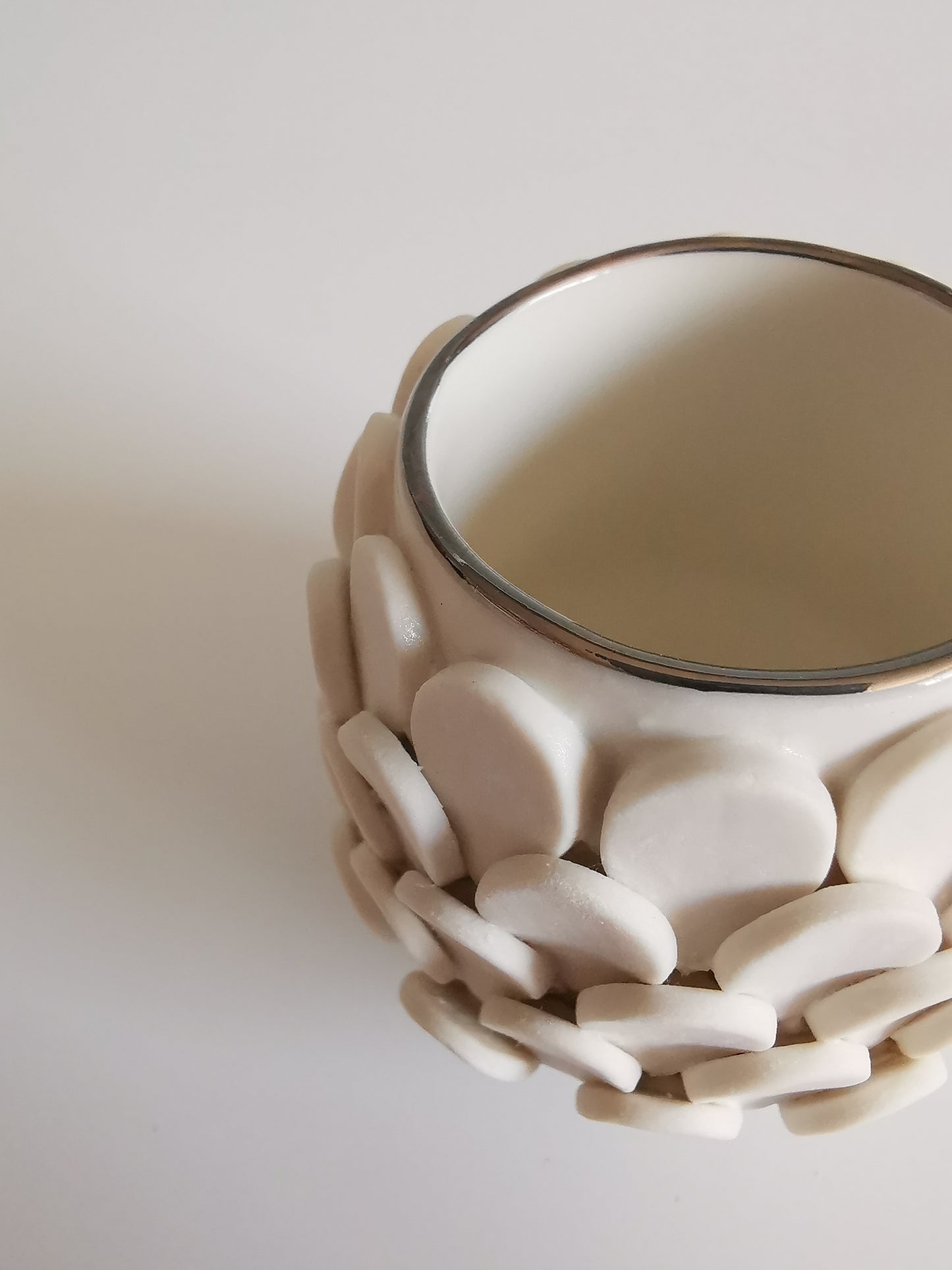 Small Teardrop Vessel with Platinum