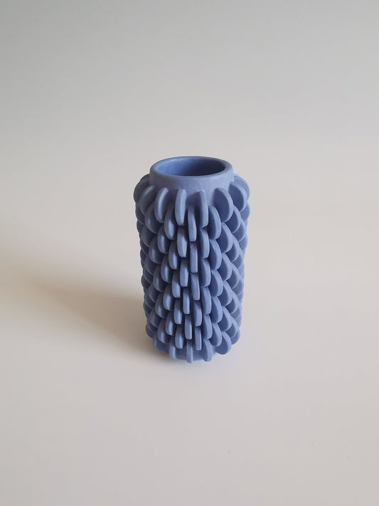Mini Royal Blue Vase with Disks