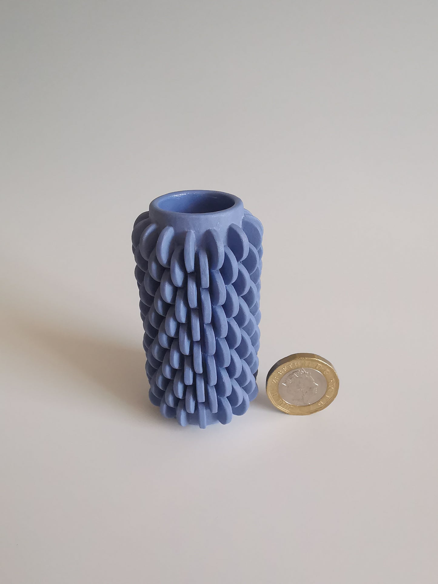 Mini Royal Blue Vase with Disks
