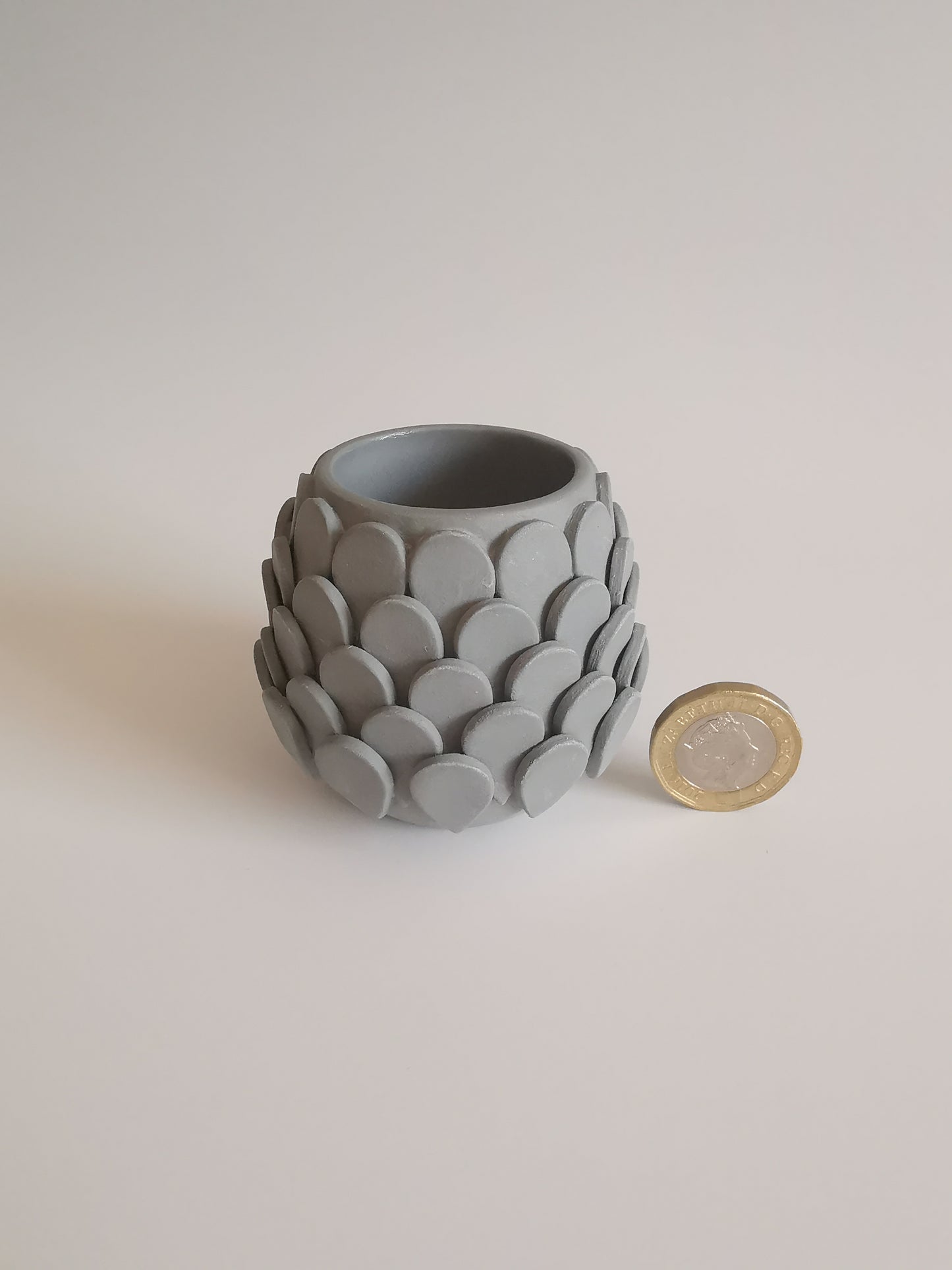 Small Flint Teardrop Vessel