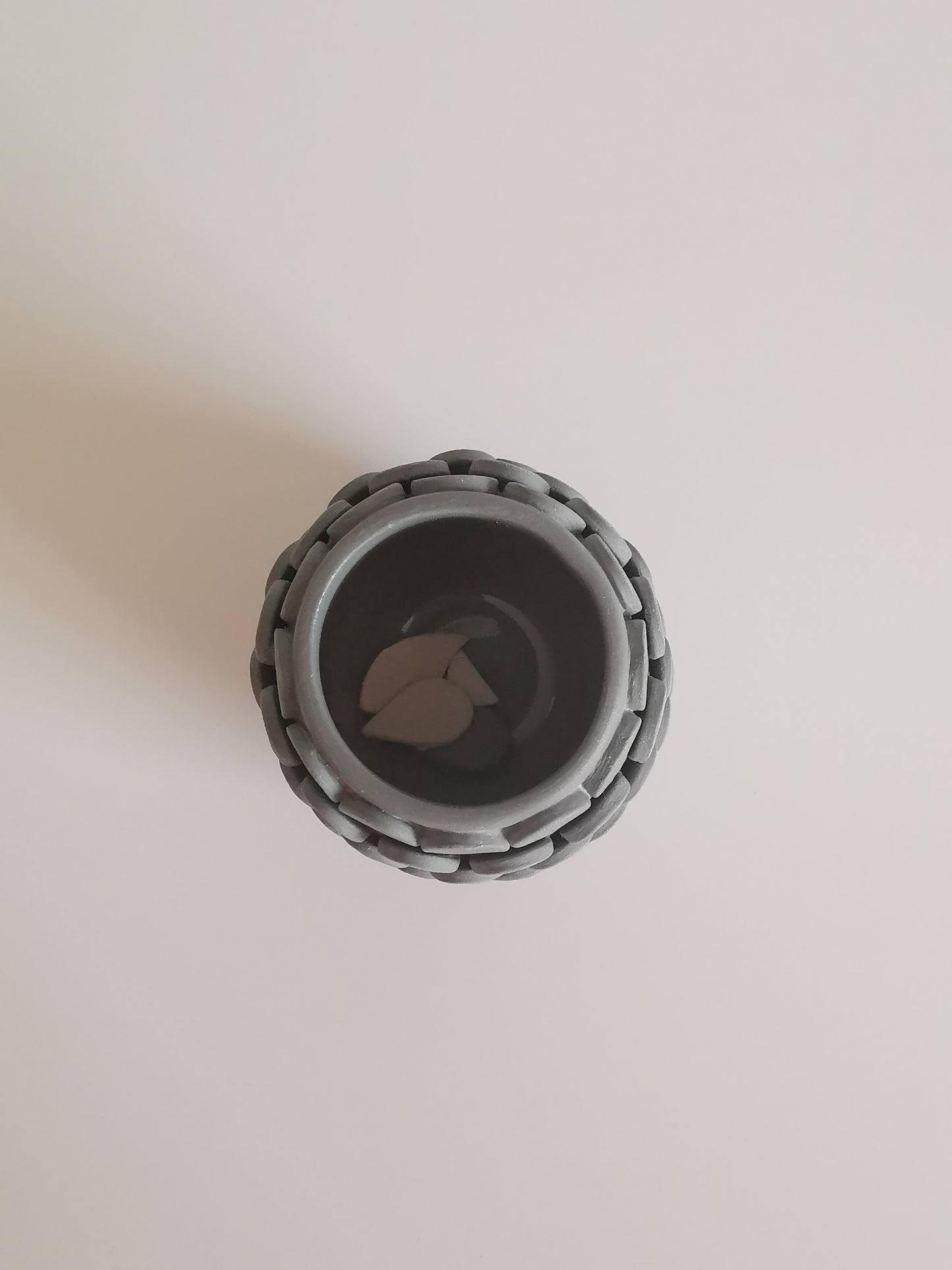 Small Flint Teardrop Vessel