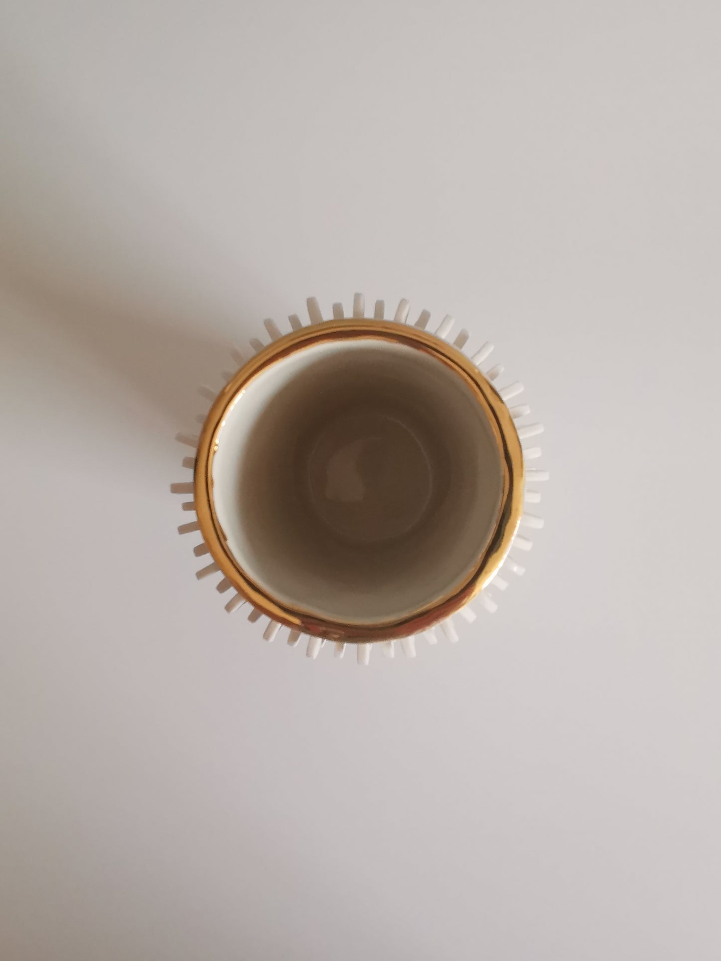 Medium Vase with Gold