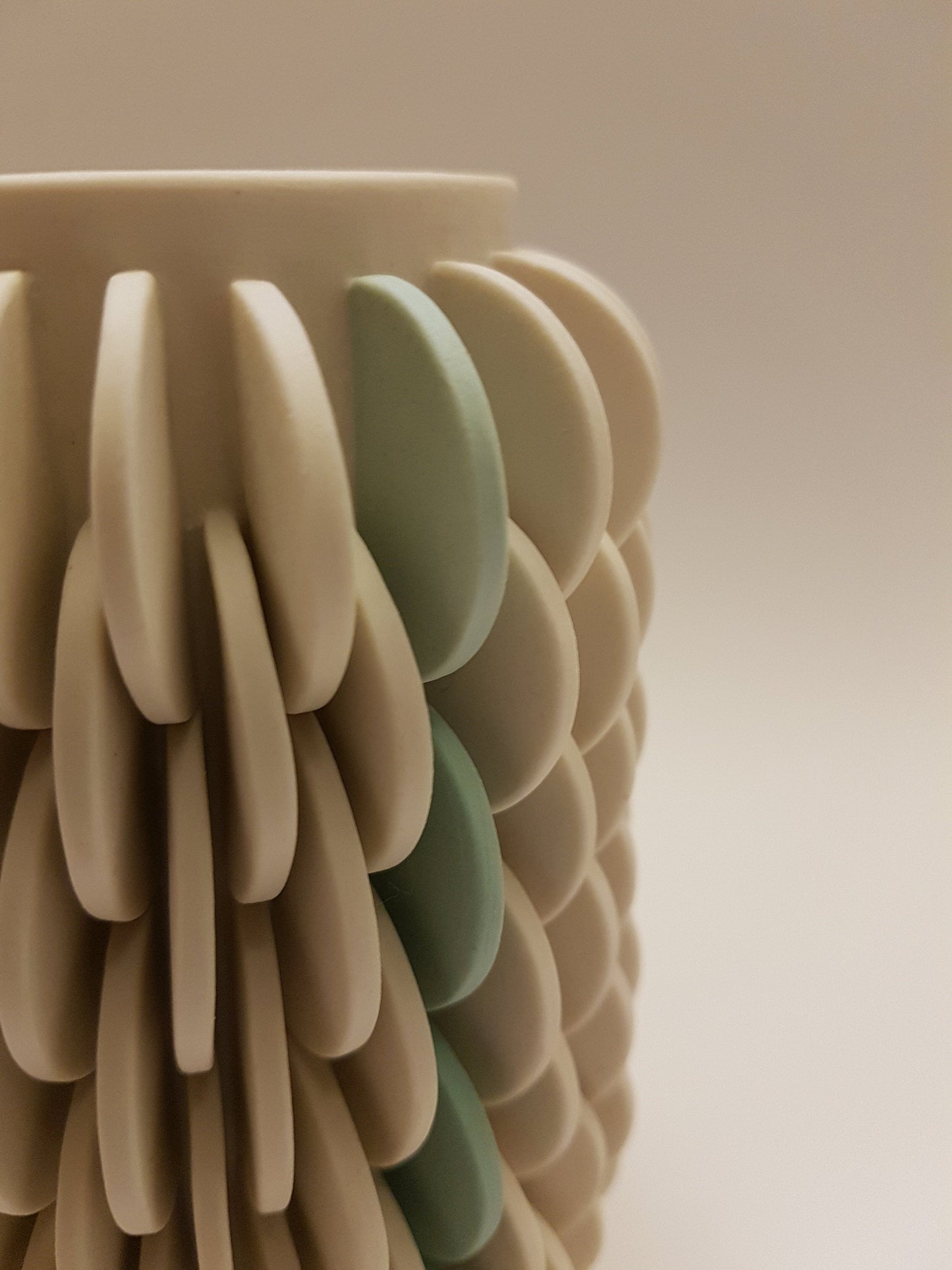 Vase with Green Strip