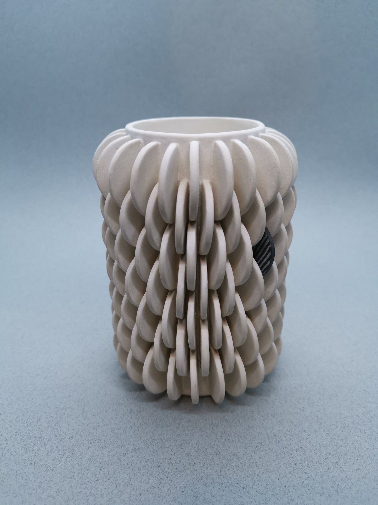 Vase with Single Patterned Disk