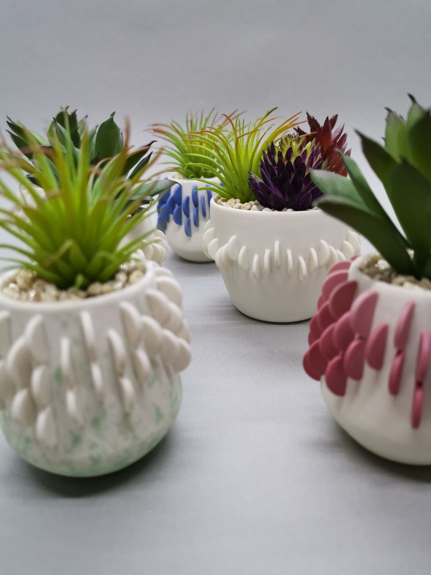 Artificial Potted Succulents