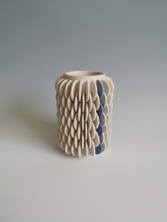 Vase with Blue Gradient