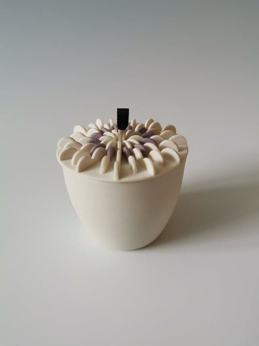 Large Purple Lidded Vessel