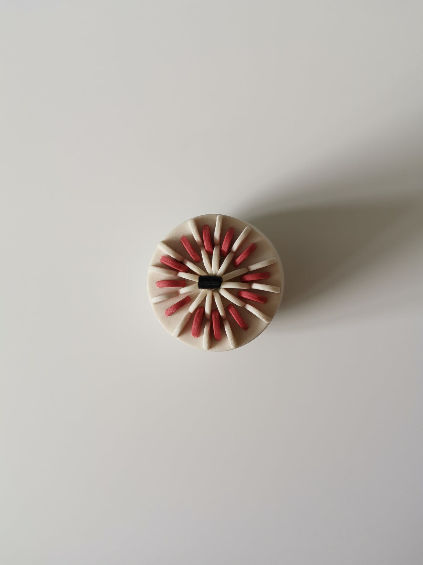 Small Red Lidded Vessel