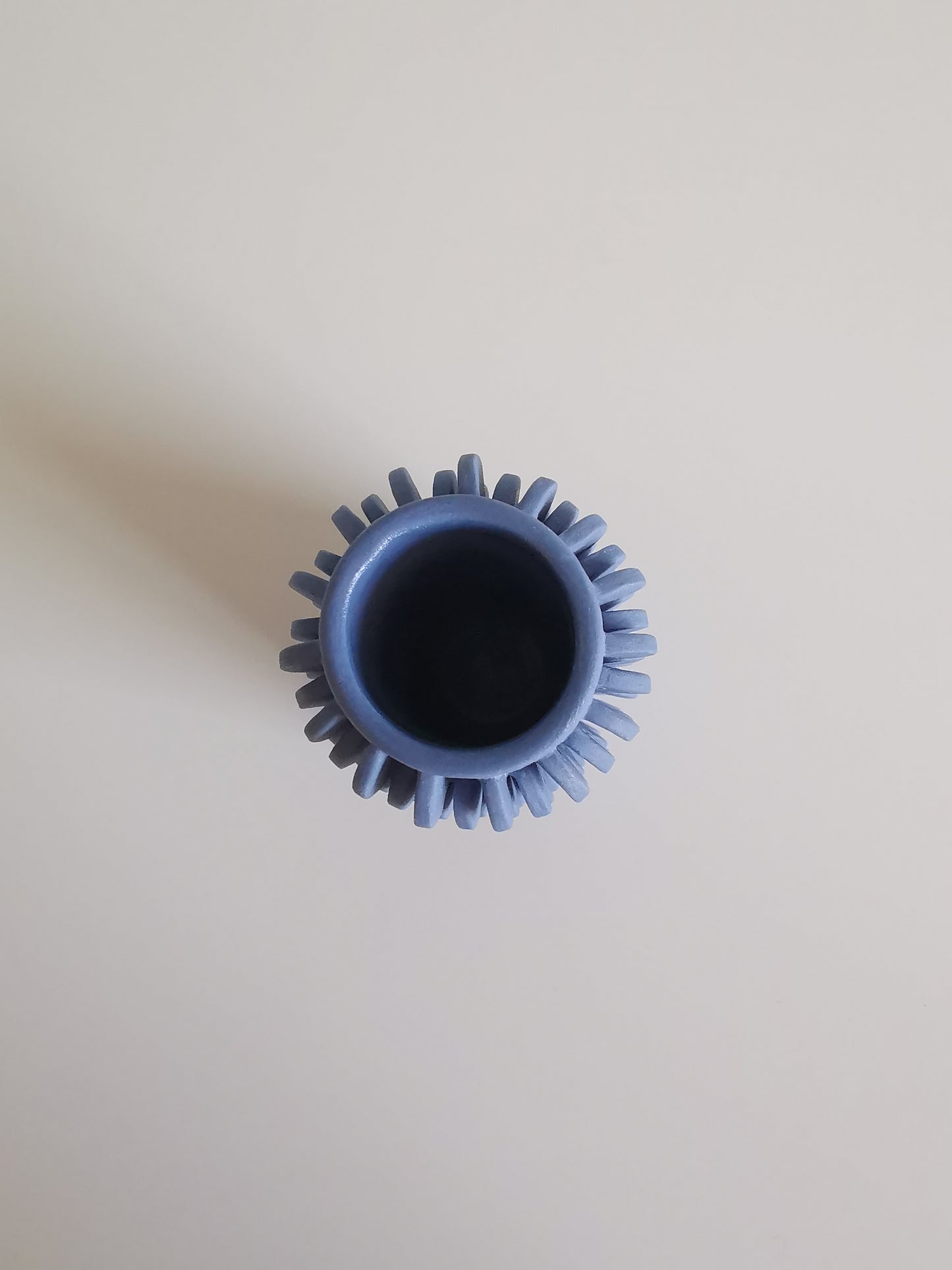Mini Royal Blue Vase with Disks