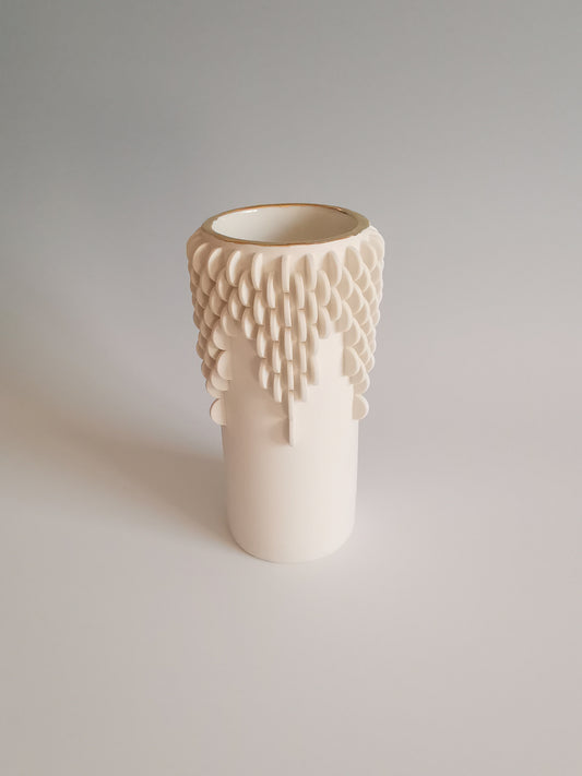 Medium Vase with Gold