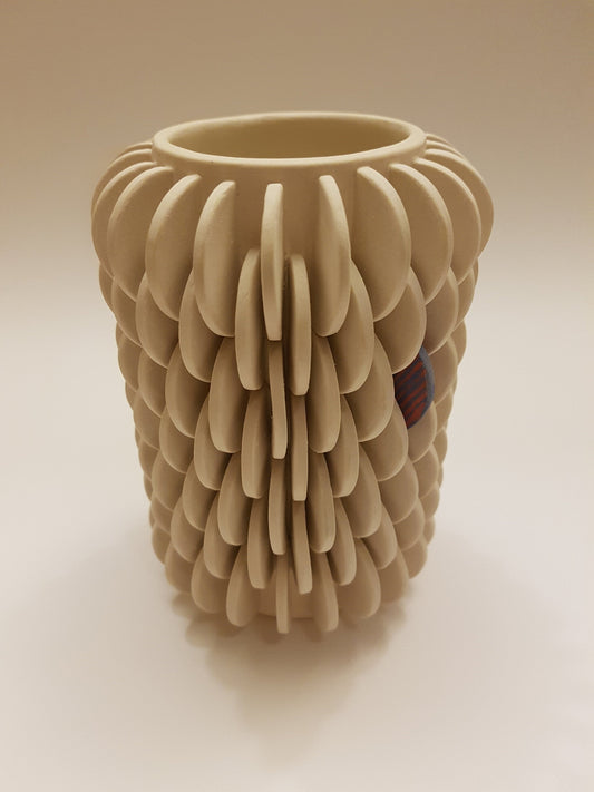 Vase with Single Patterned Disk