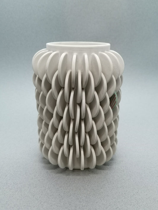 Vase with Single Patterned Disk