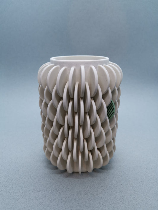 Vase with Single Patterned Disk