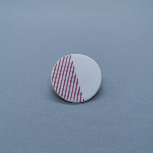 Handmade Porcelain Brooch