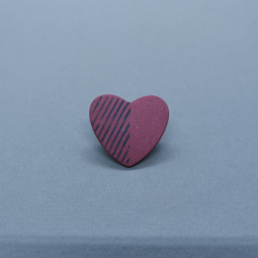 Handmade Porcelain Brooch